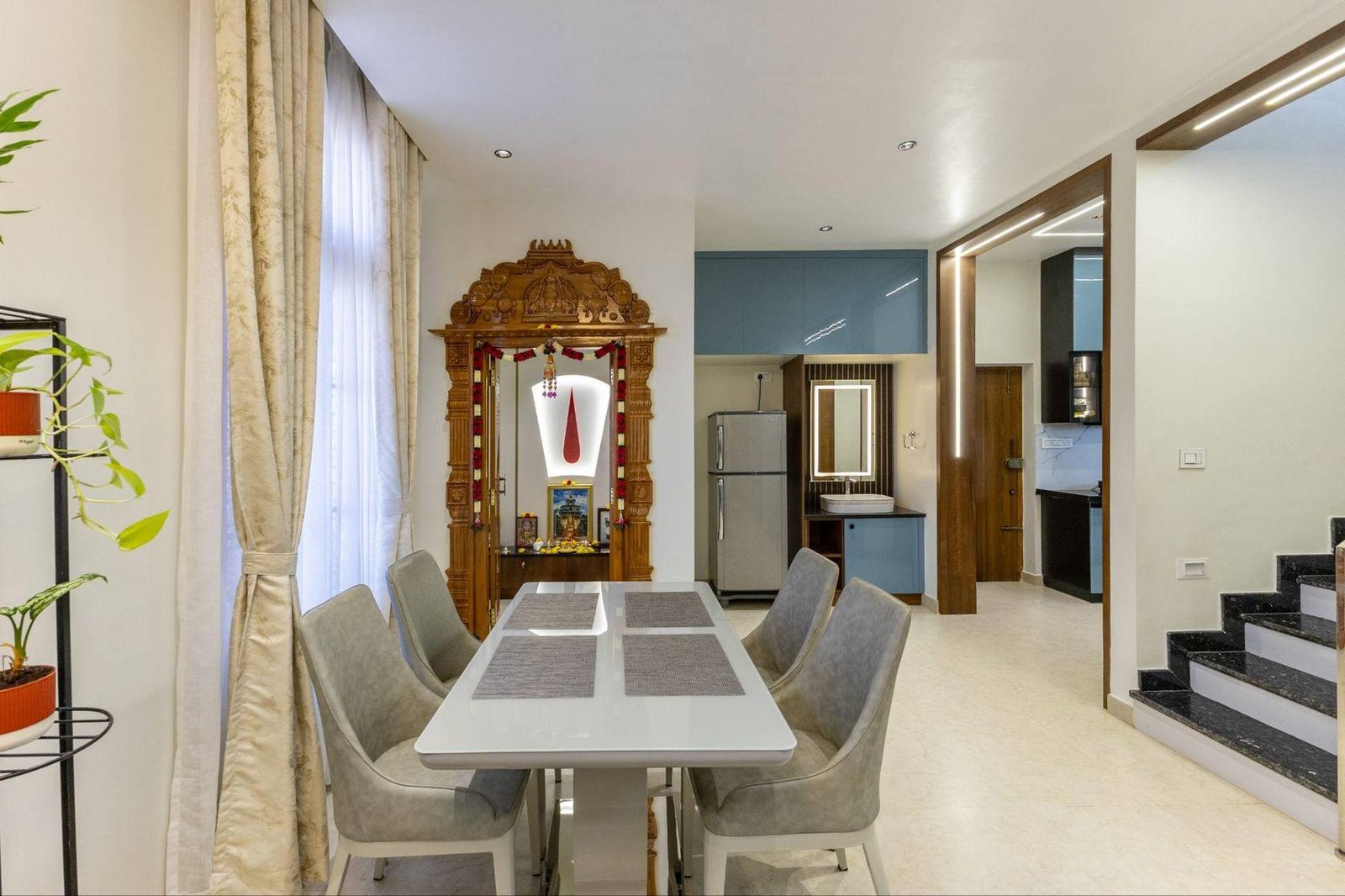 Living and dining